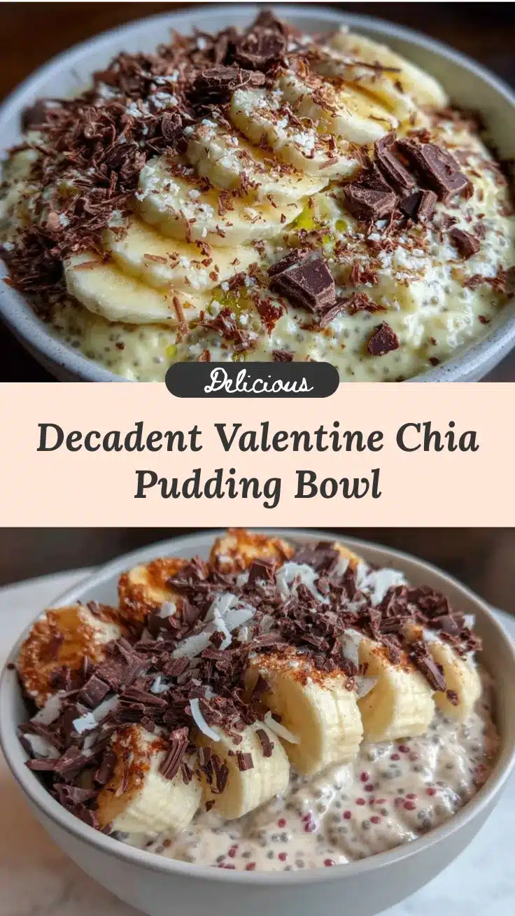 valentine cocktails chia pudding bowl recipe