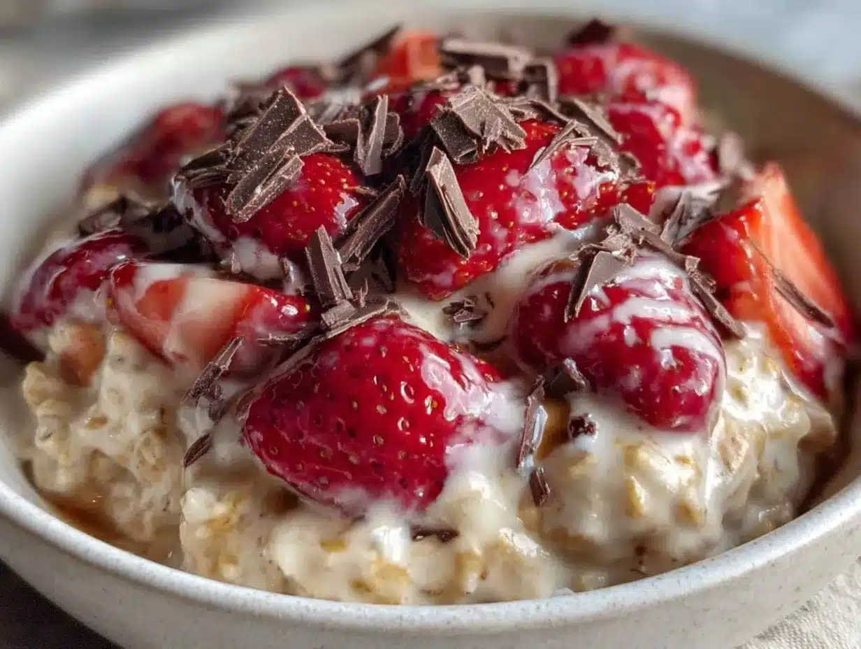valentine cookies oatmeal bowl preparation steps