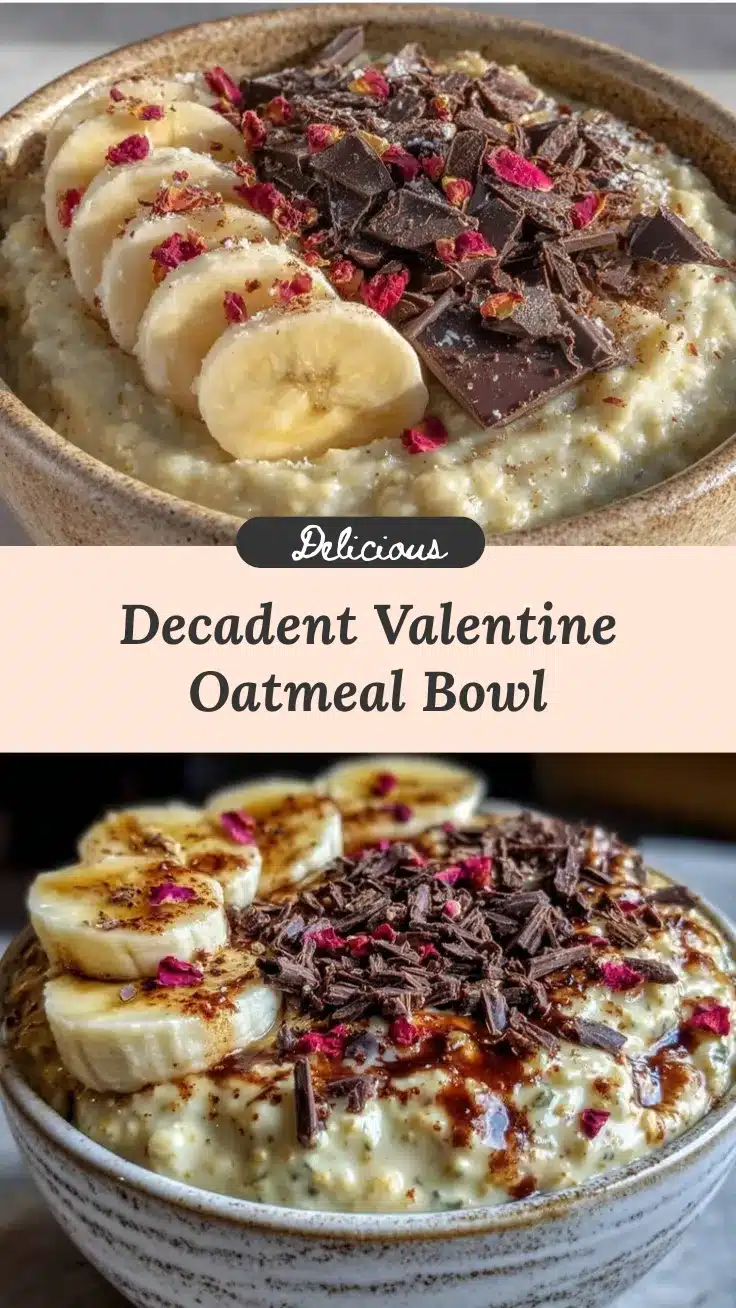 valentine oatmeal bowl recipe
