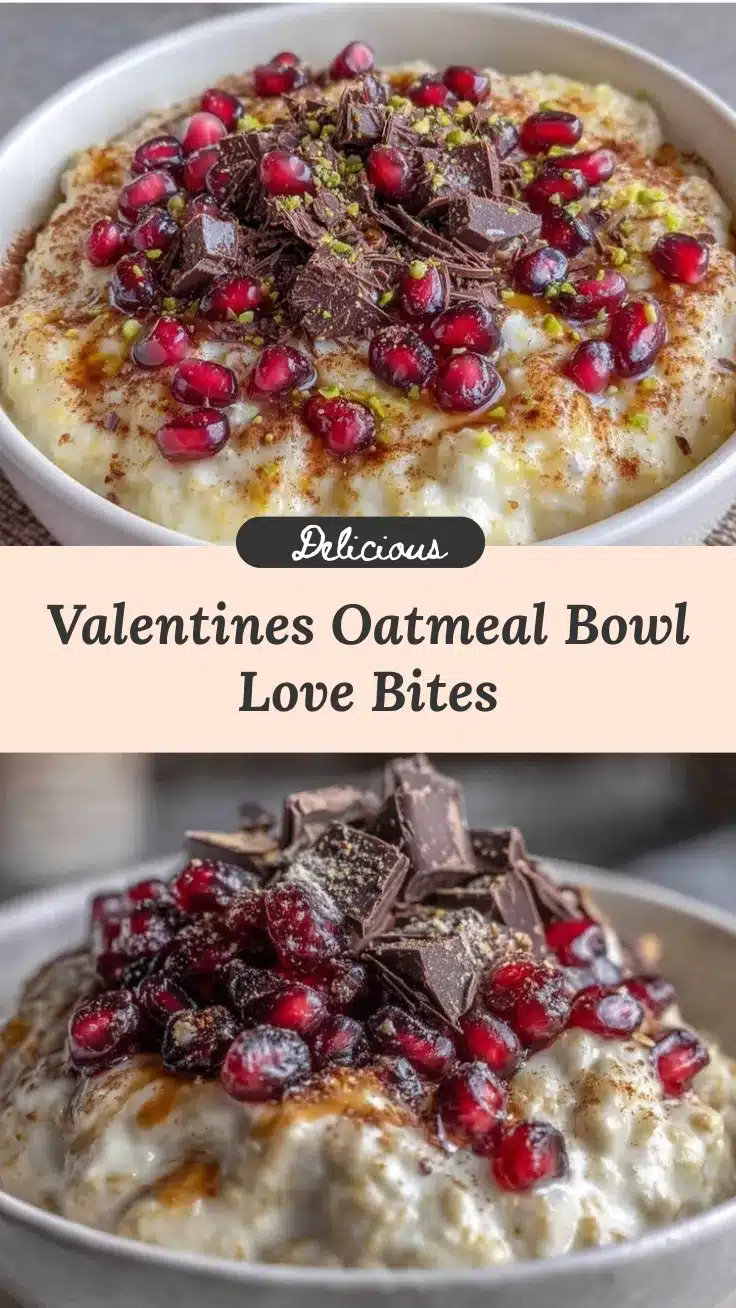 valentines oatmeal bowl recipe