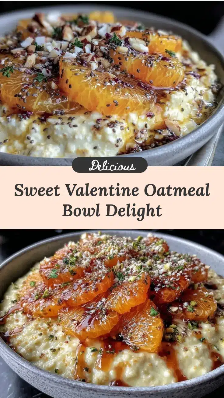 valentines snacks oatmeal bowl recipe