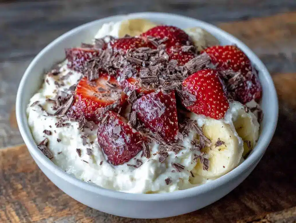 Valentines Strawberries Greek Yogurt Bowl - featured image