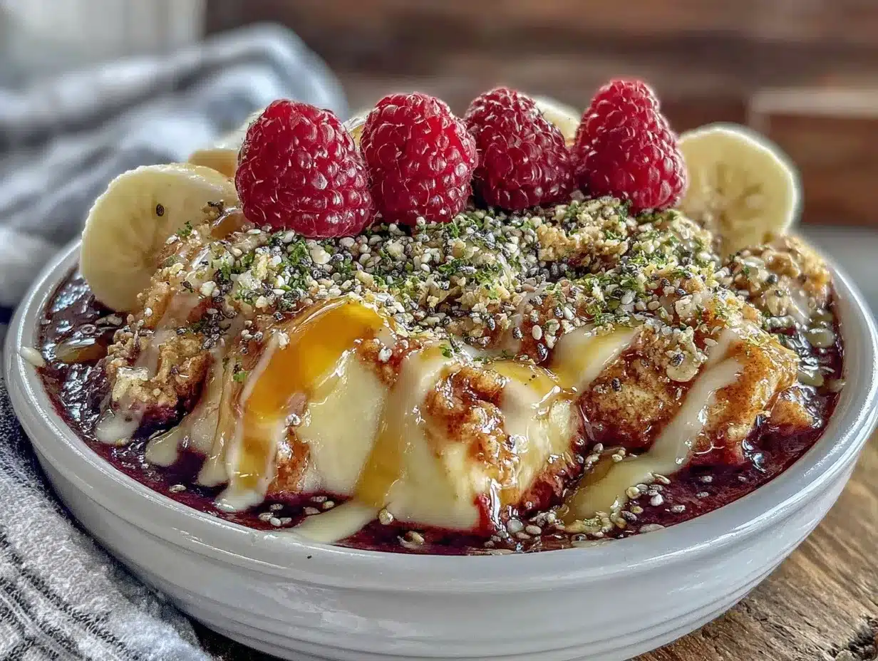vibrant açaí bowl recipe preparation steps