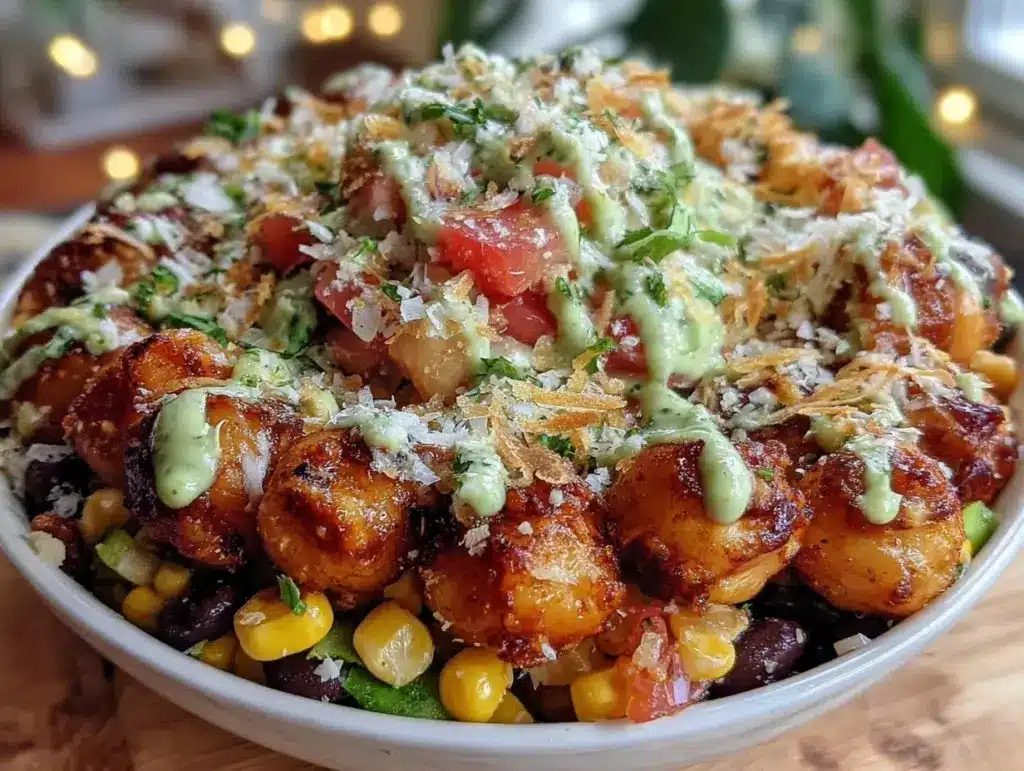 Vibrant New Years Eve Appetizers Dinner Bowl - featured image