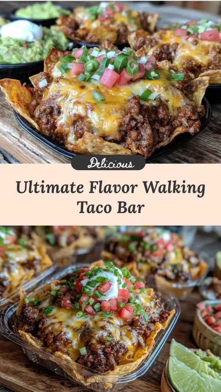 walking taco bar recipe recipe