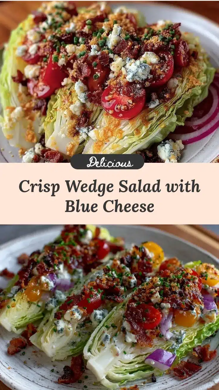 wedge salad with blue cheese recipe