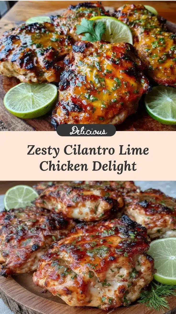 zesty cilantro lime chicken recipe