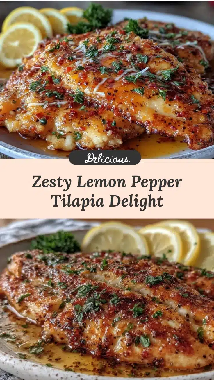 zesty lemon pepper tilapia recipe