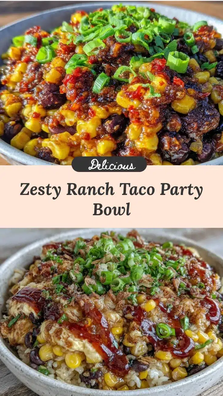 zesty ranch taco party bowl recipe