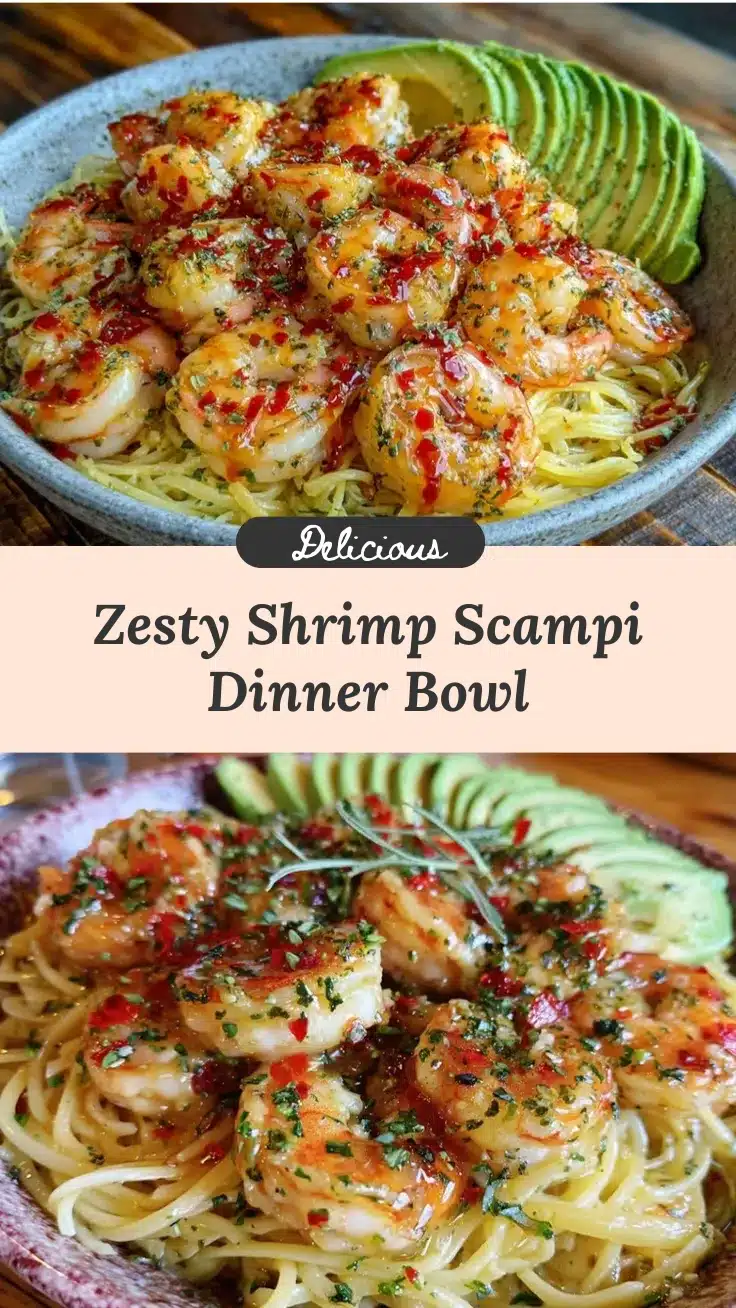 zesty shrimp scampi dinner bowl recipe