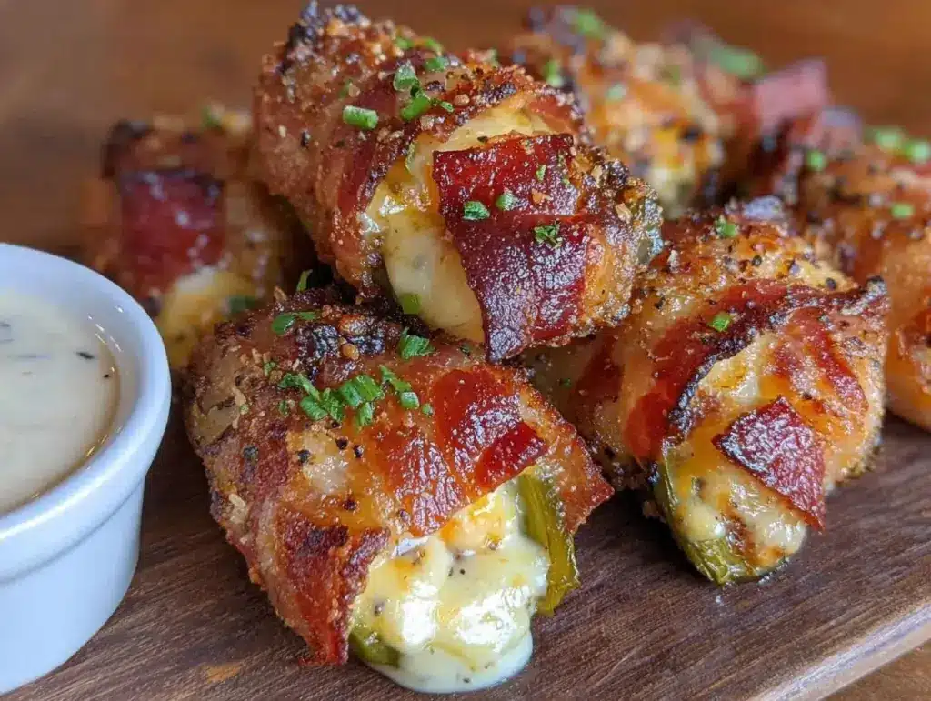 bacon-wrapped jalapeño poppers - featured image