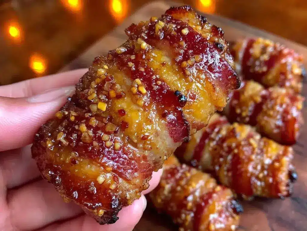 bacon-wrapped smokies - featured image