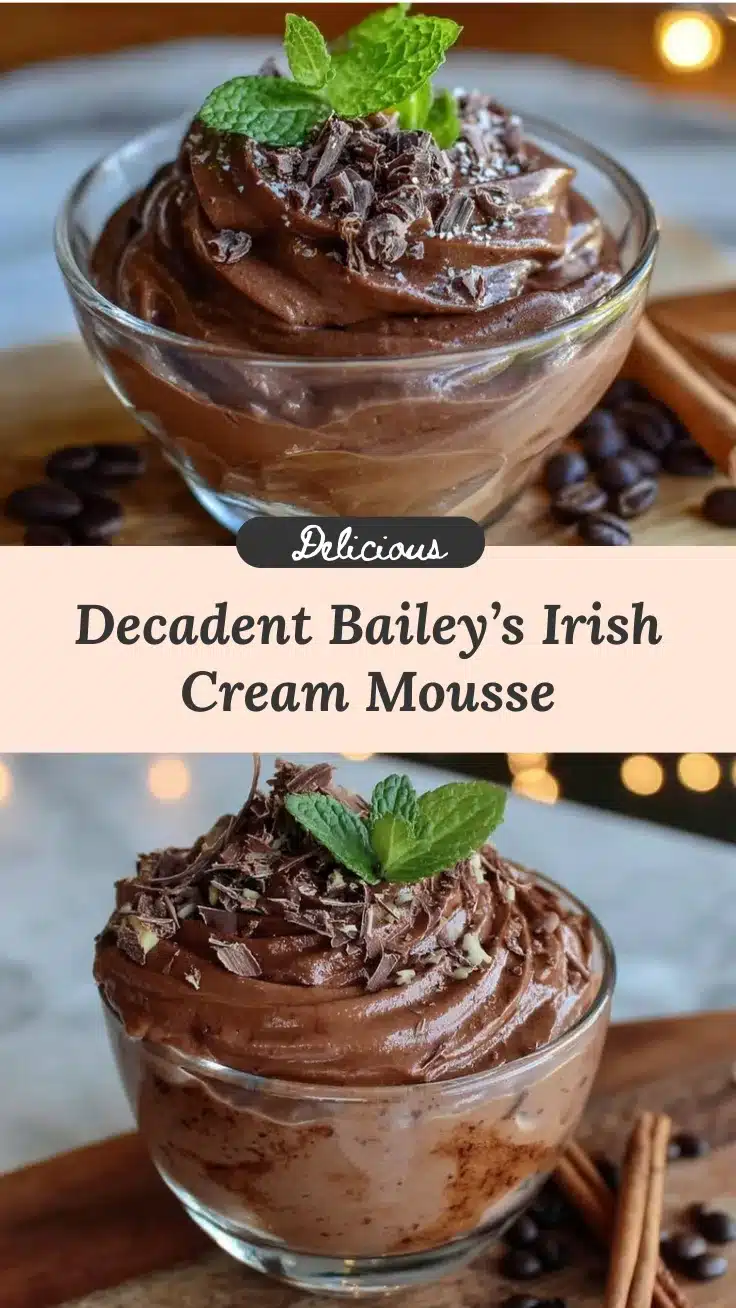 baileys irish cream chocolate mousse recipe