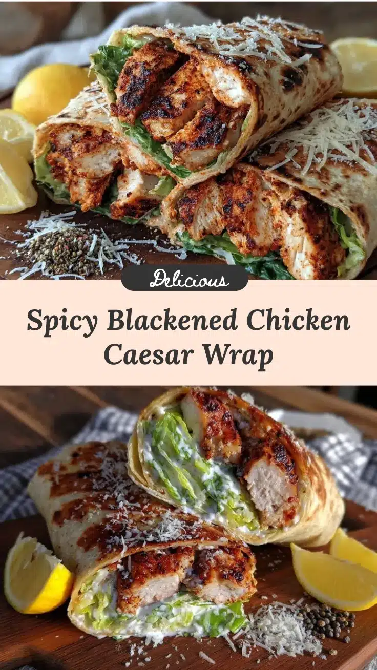 blackened chicken caesar wrap recipe