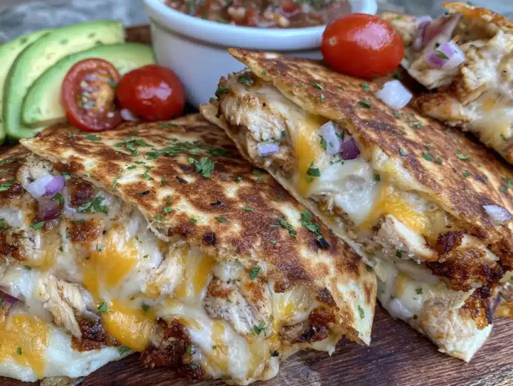 Blackstone chicken quesadillas - featured image