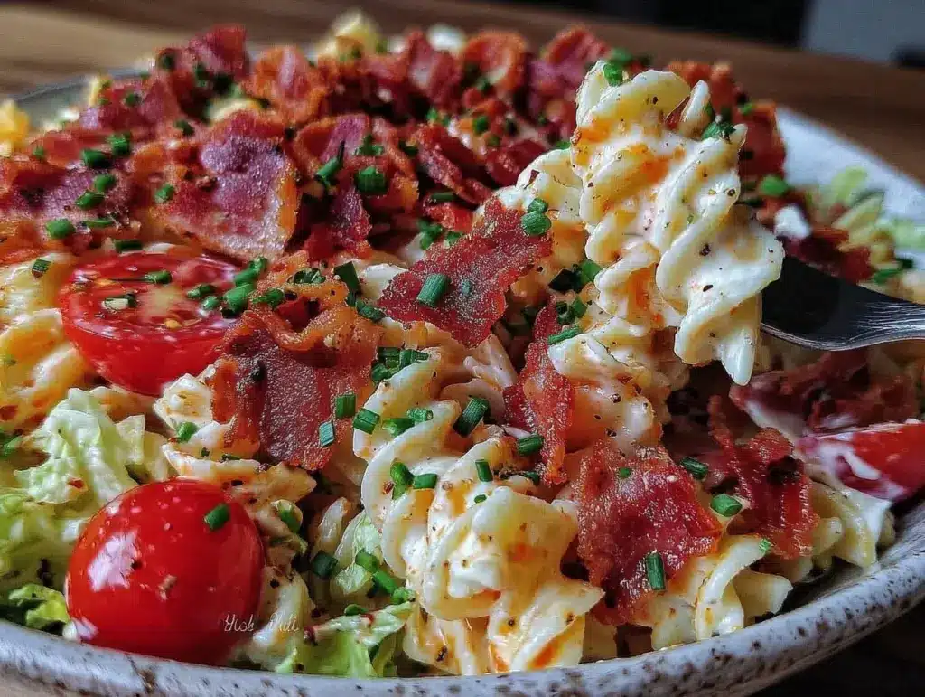 BLT pasta salad - featured image