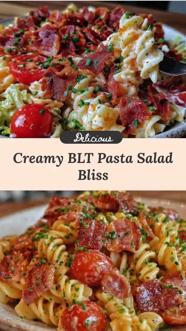 BLT pasta salad recipe