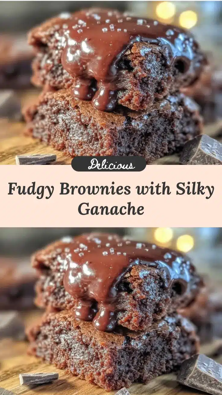 brownies with silky chocolate ganache recipe