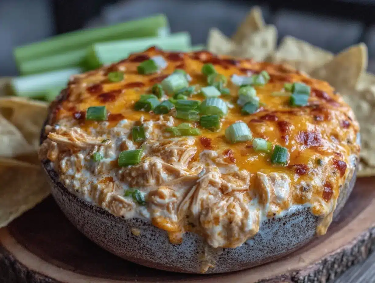 buffalo chicken dip preparation steps