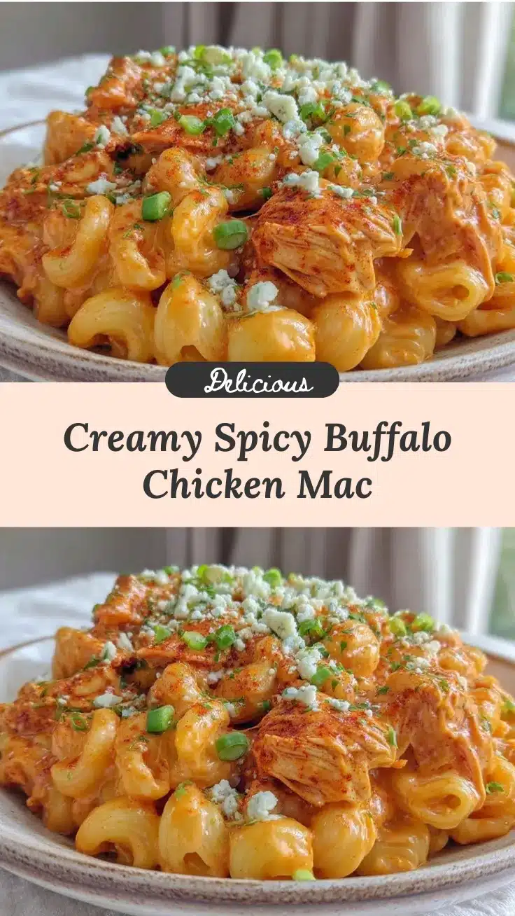 Buffalo Chicken Mac and Cheese recipe