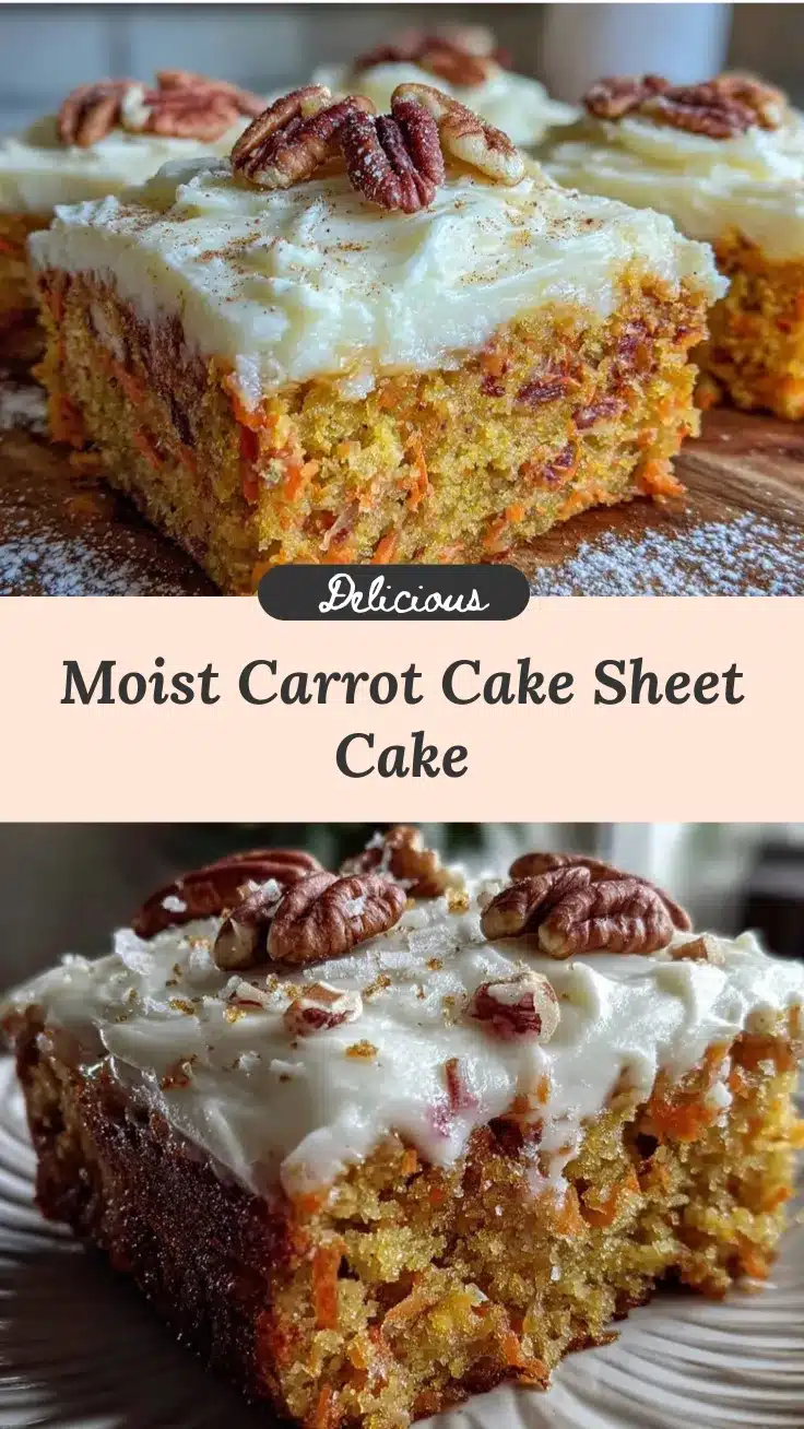 carrot cake sheet cake recipe