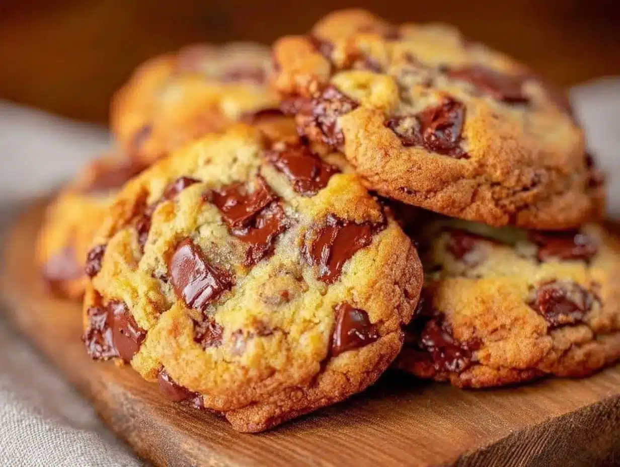 chewy gooey chocolate chip cookies preparation steps