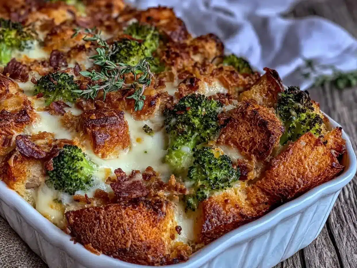 chicken and broccoli casserole preparation steps
