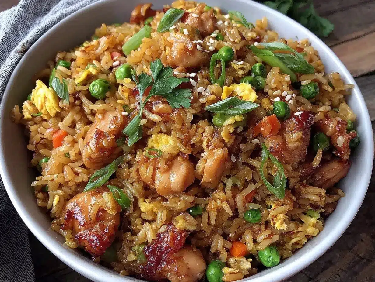 chicken fried rice recipe preparation steps