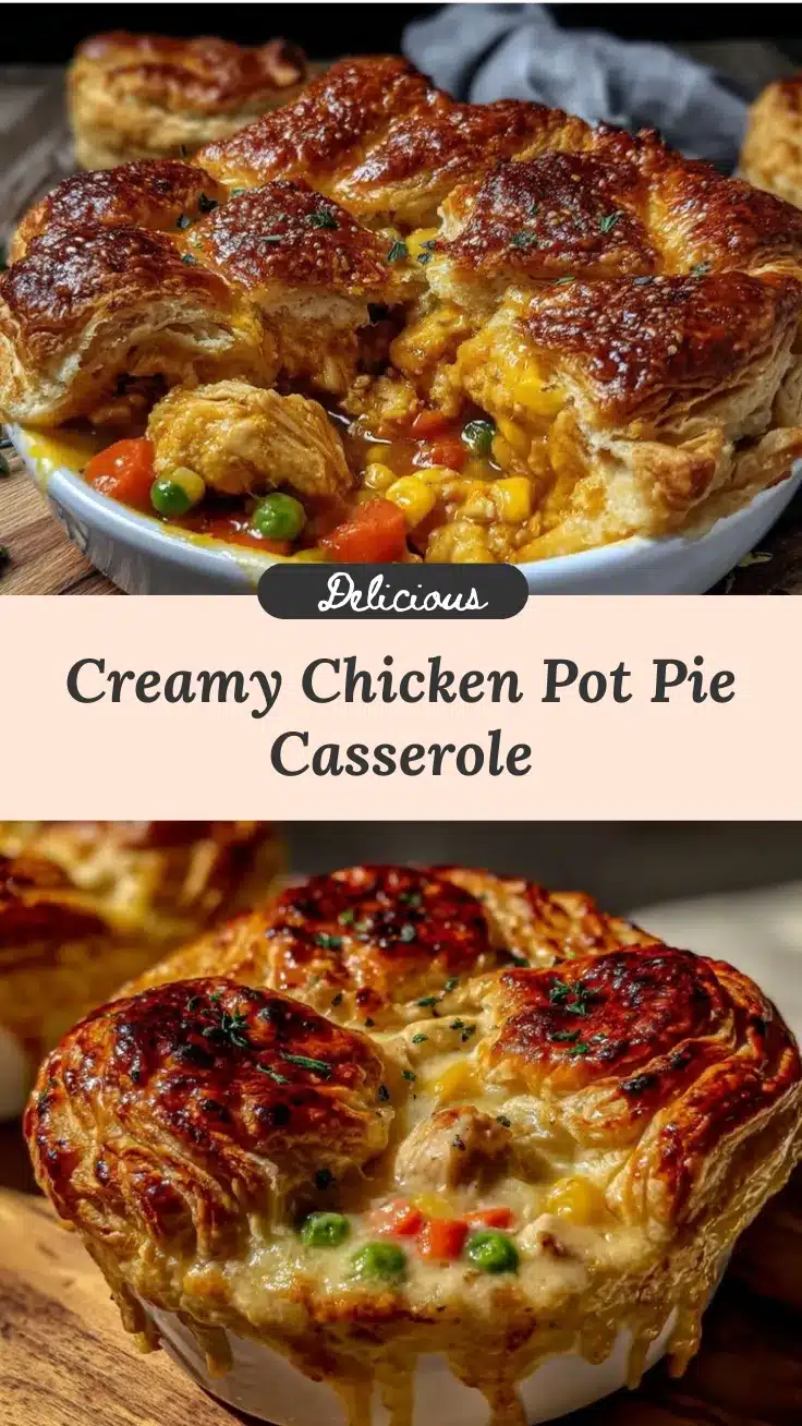 chicken pot pie casserole recipe