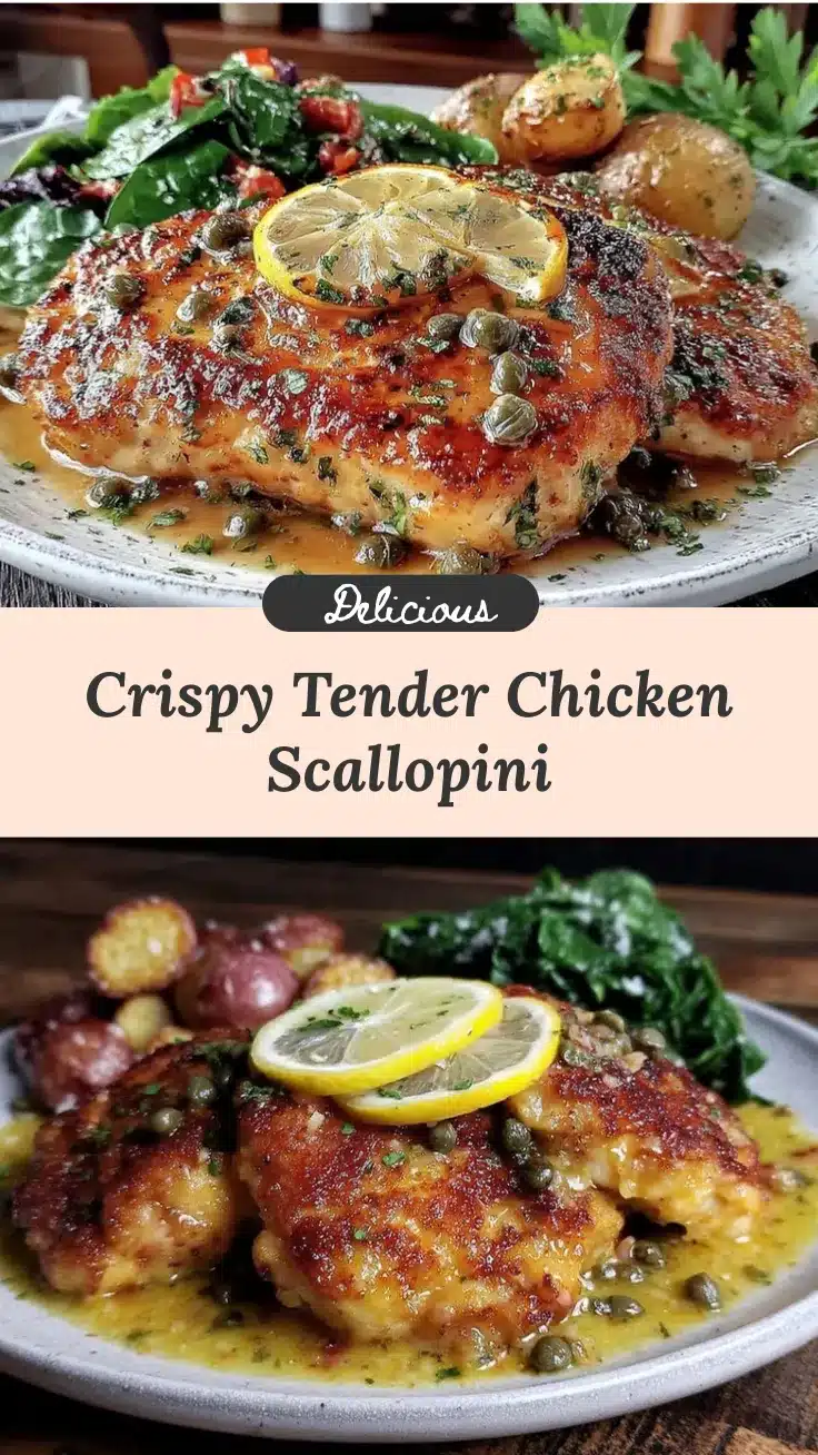 chicken scallopini with lemon-caper sauce recipe
