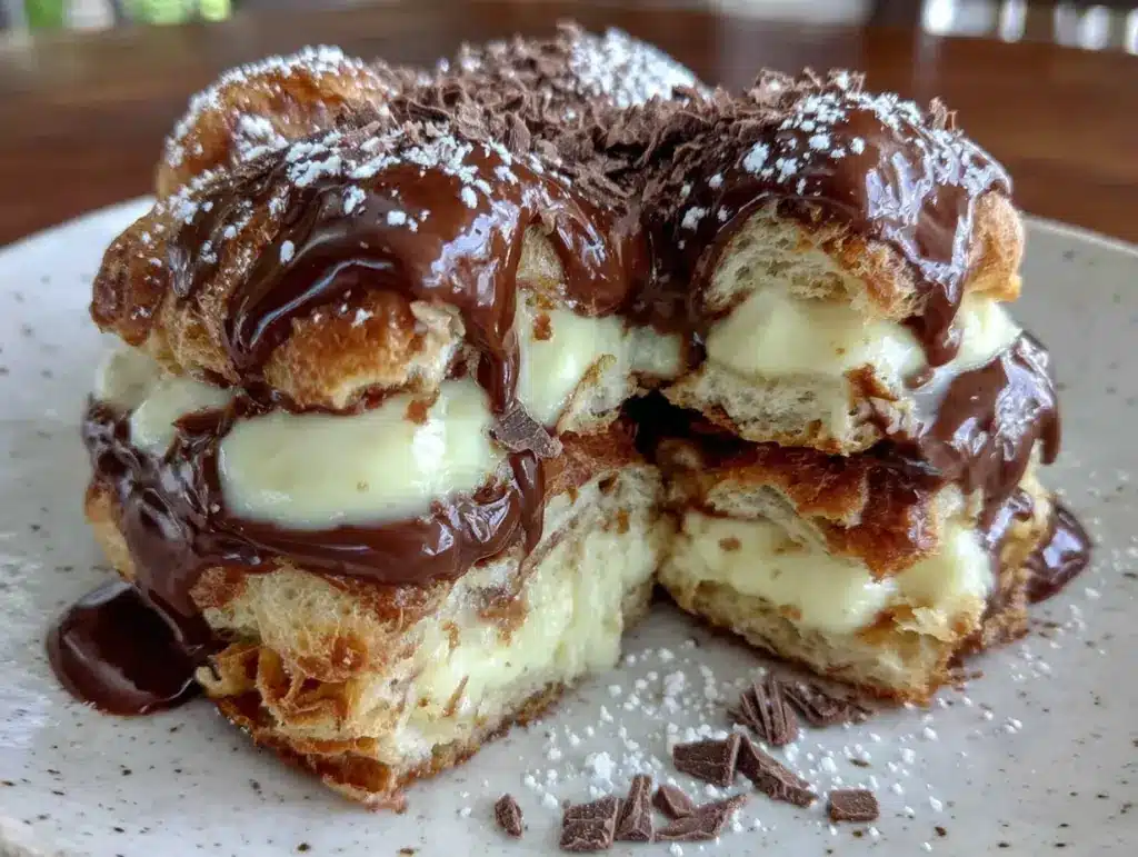 chocolate eclair cake recipe - featured image