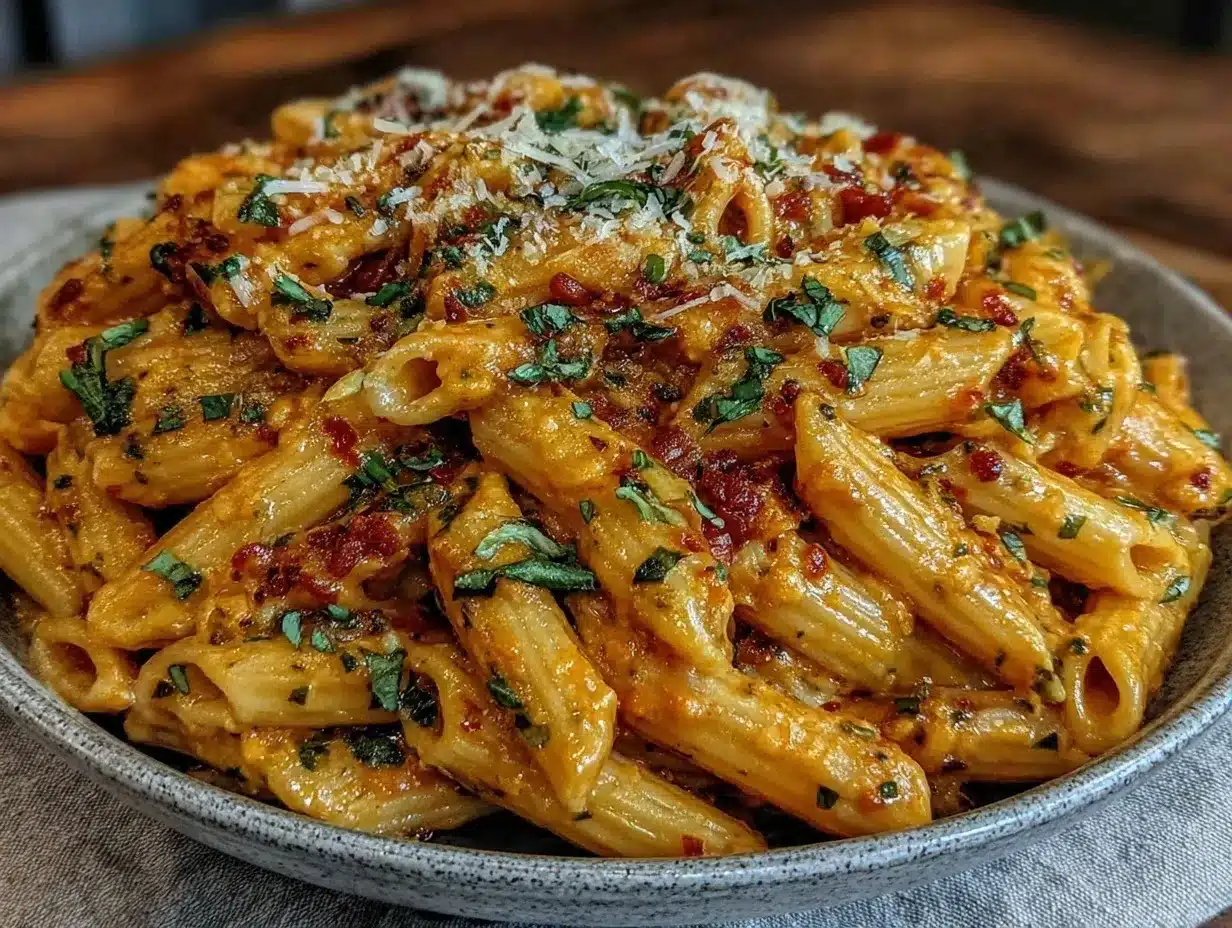 creamy tomato basil pasta preparation steps