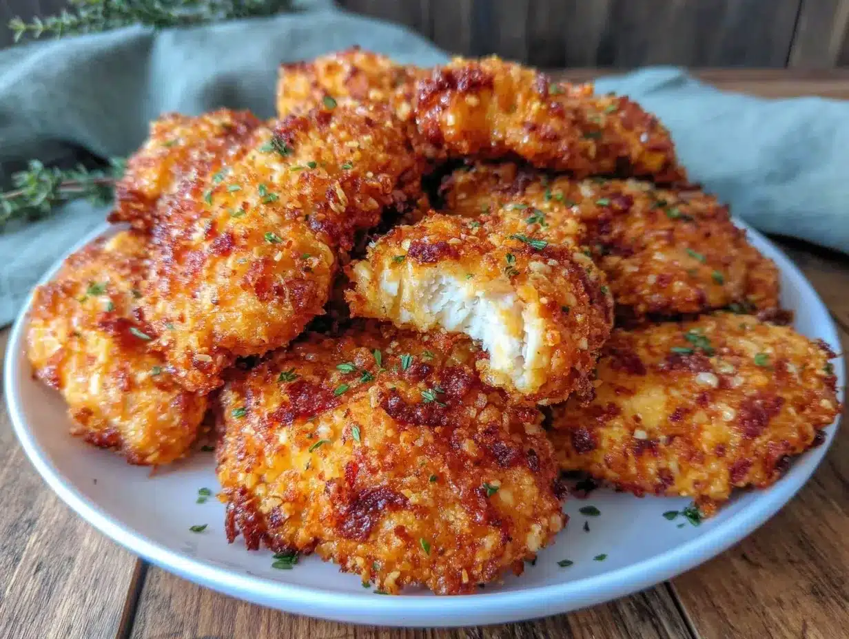crispy air fryer chicken tenderloins preparation steps