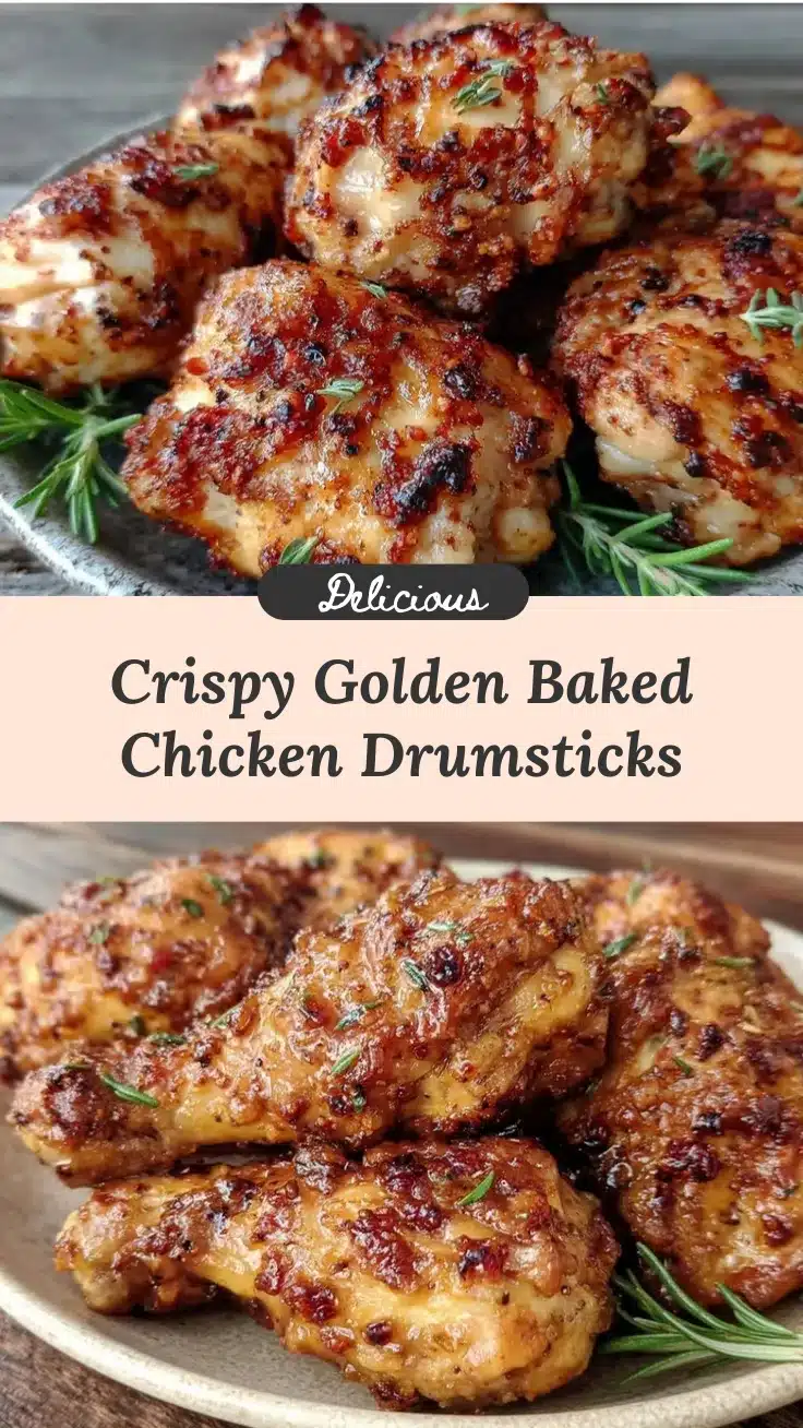 crispy baked chicken drumsticks recipe