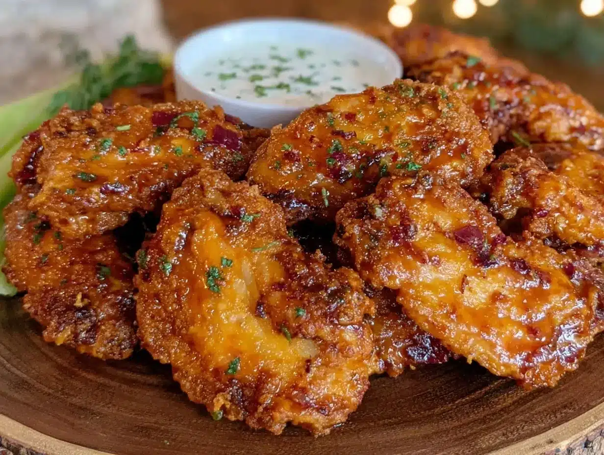 crispy baked chicken wings buffalo sauce preparation steps
