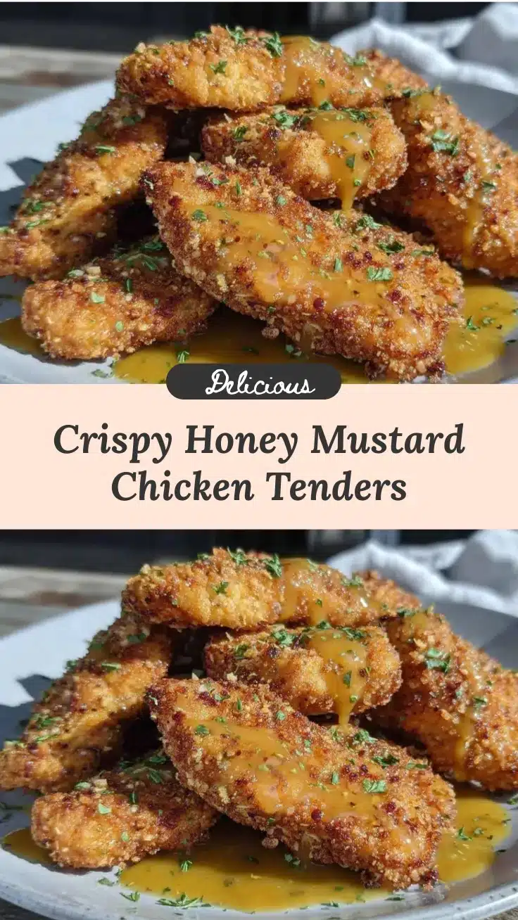 crispy baked honey mustard chicken tenders recipe