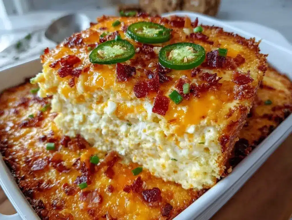 crispy baked jalapeño popper dip - featured image