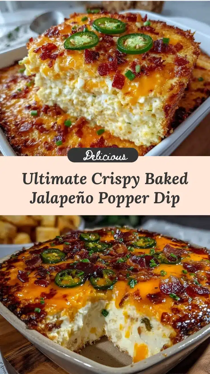 crispy baked jalapeño popper dip recipe