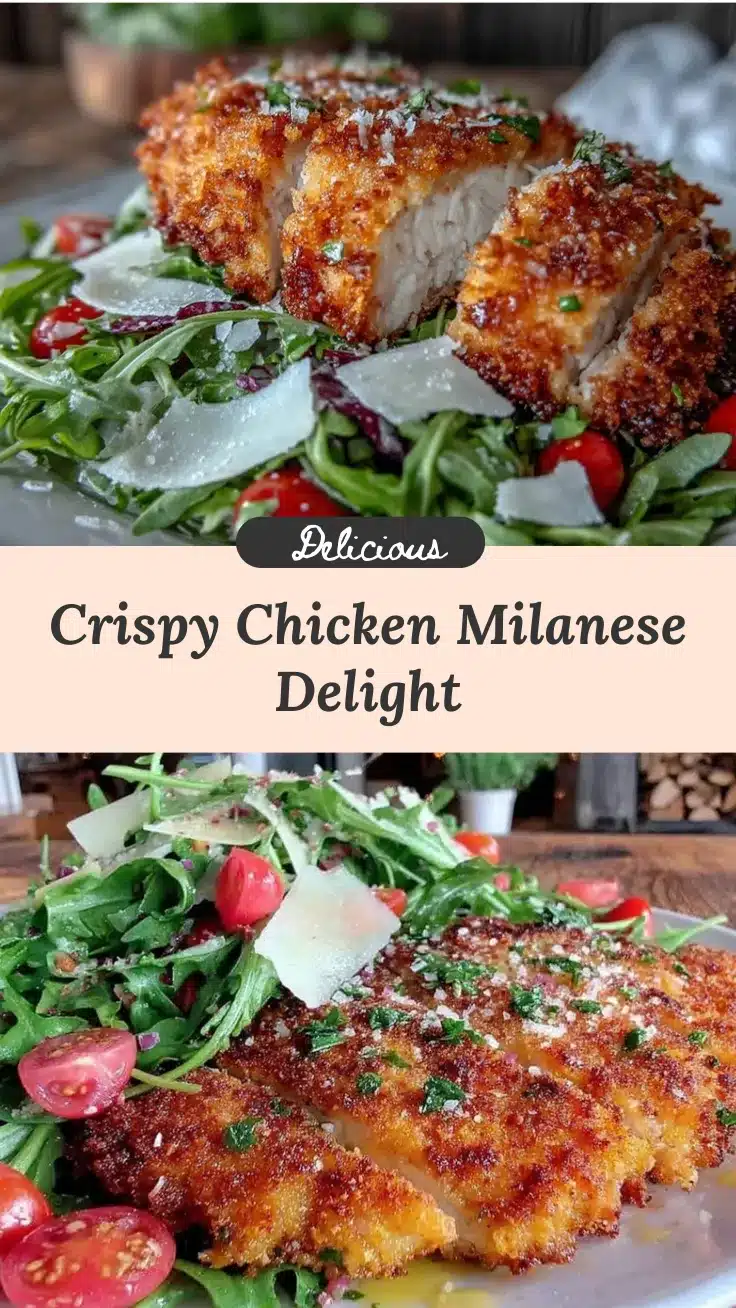 crispy chicken Milanese recipe