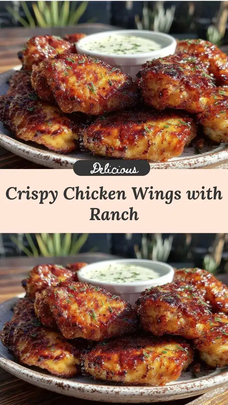 crispy chicken wings with ranch recipe