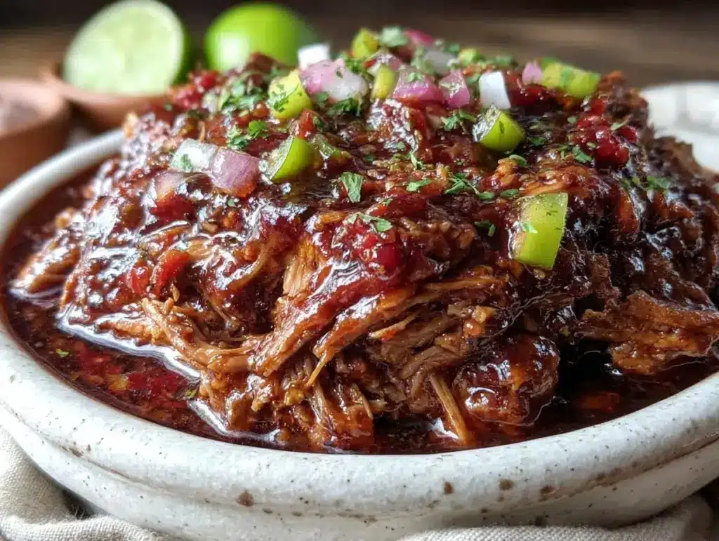 crockpot chicken taco meat - featured image