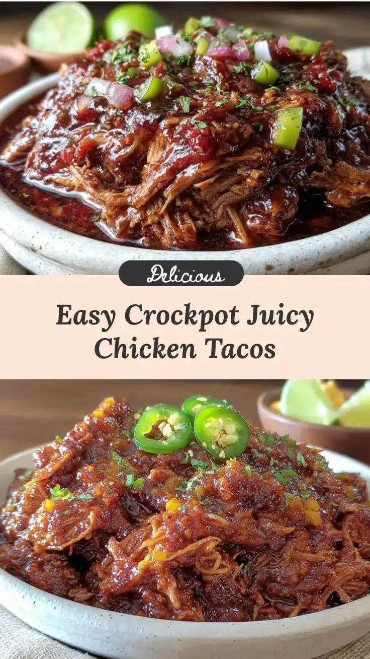 crockpot chicken taco meat recipe