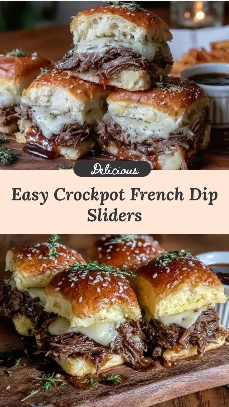 crockpot french dip sliders recipe