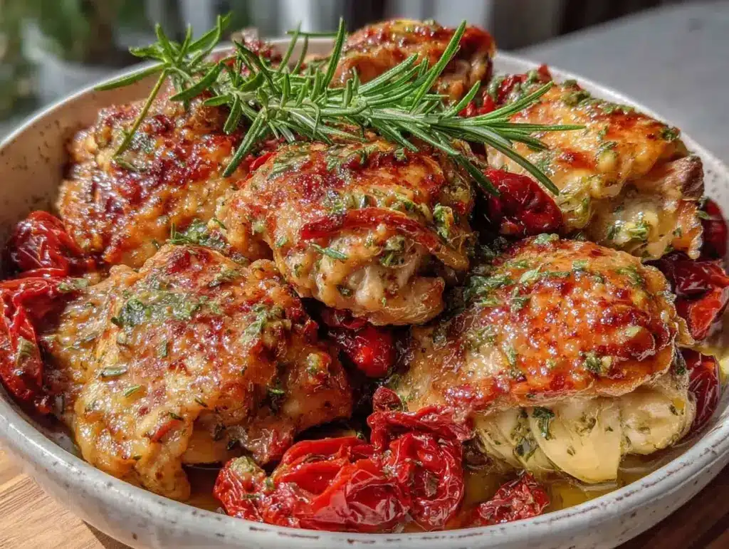 crockpot Mediterranean chicken - featured image
