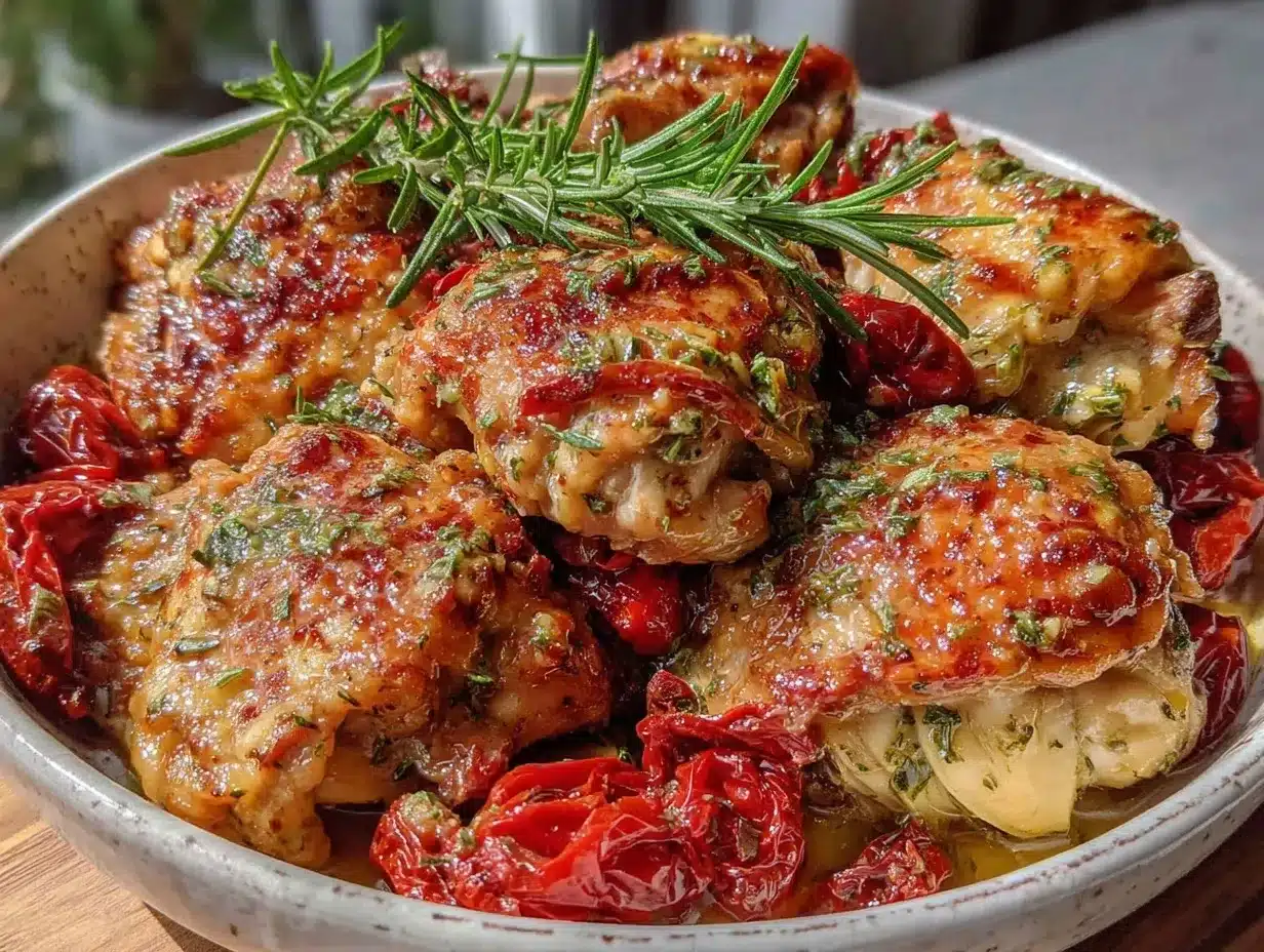 crockpot Mediterranean chicken preparation steps