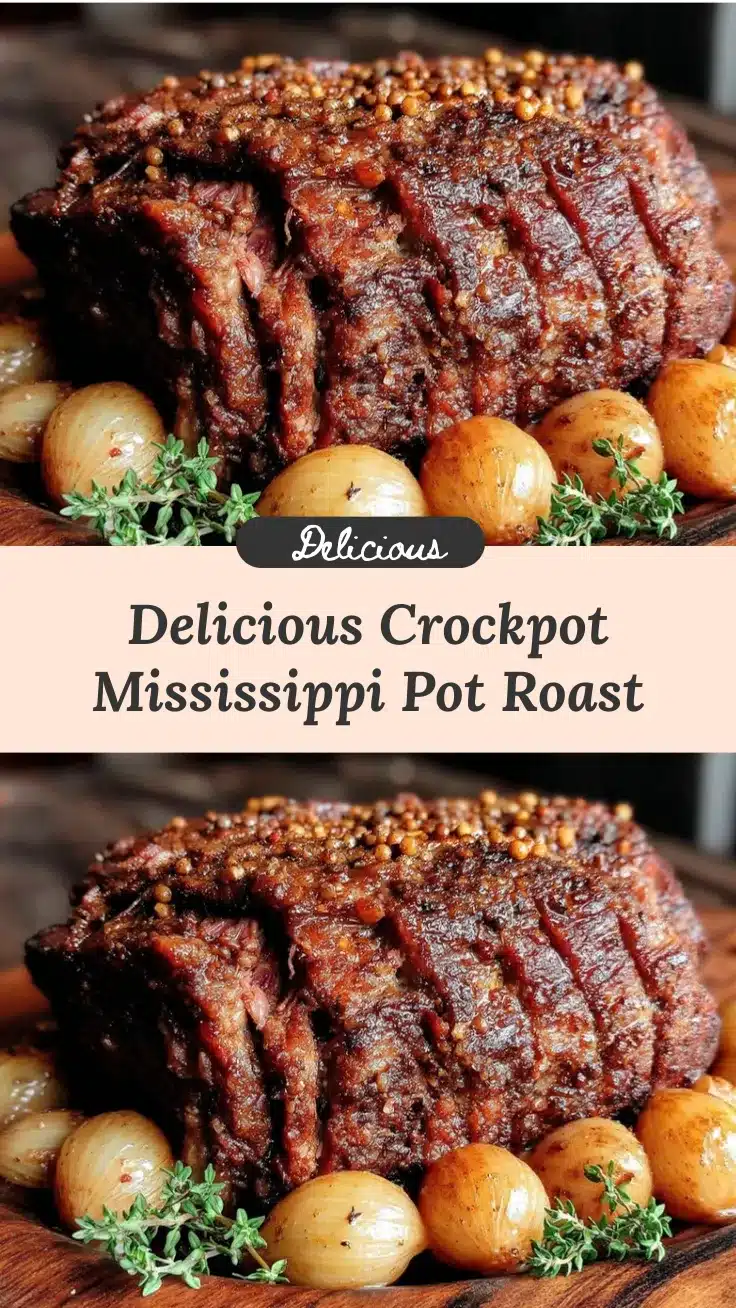 crockpot Mississippi pot roast recipe