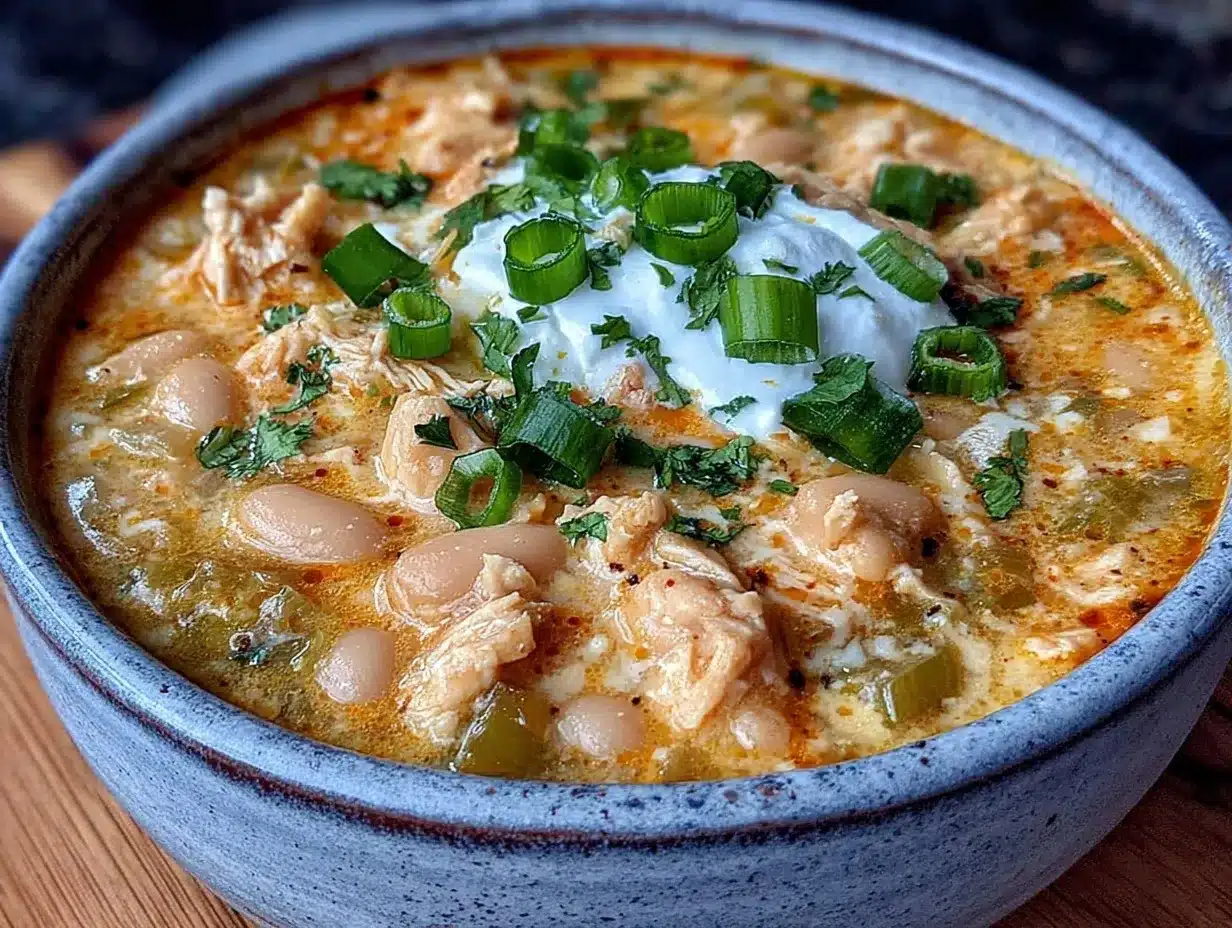 crockpot white chicken chili preparation steps