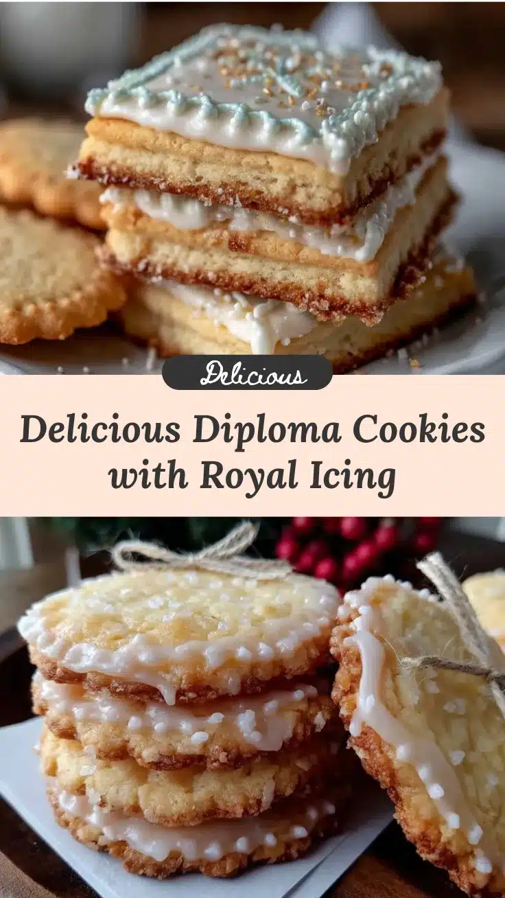 elegant diploma cookies recipe