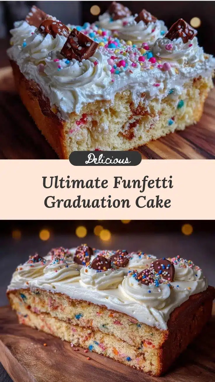 funfetti graduation sheet cake recipe