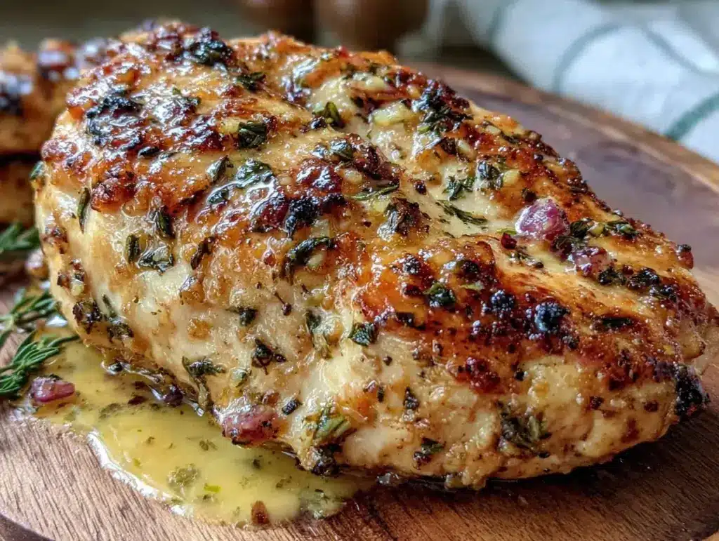 garlic butter chicken breast - featured image